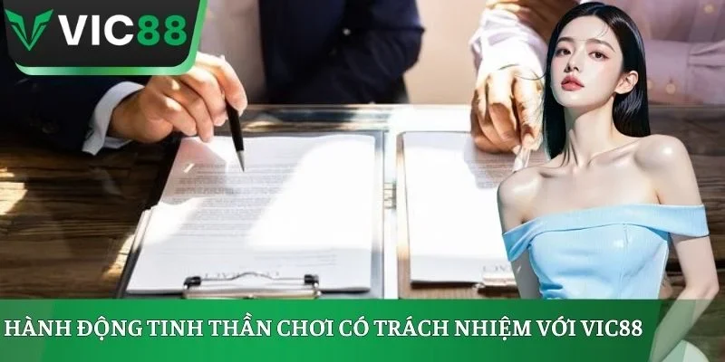 Hành động tinh thần chơi có trách nhiệm với VIC88